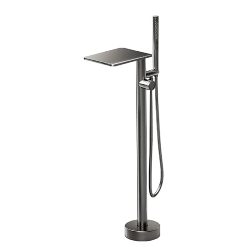 Badewanne Armatur Badewannenarmatur Wasserfall Freistehende Badewannenarmatur Pistole Grau Einhebelmischer Dusche Badewannen Mischbatterie mit Dusche Badewanne Armatur Badewannenarmatur Wasserfall Freistehende Badewannenarmatur Pistole Grau Einhebelmischer Dusche Badewannen Mischbatterie mit Dusche von Generisch