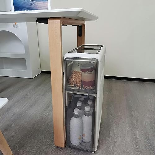 Badezimmer-Aufbewahrungsschrank mit 4 Etagen Kunststoff-Schubladen, wasserdichter Toilettenpapierhalter, schmales Design für den Bodeneinsatz im Badezimmer, Schlafzimmer, Wohnzimmer von Generisch