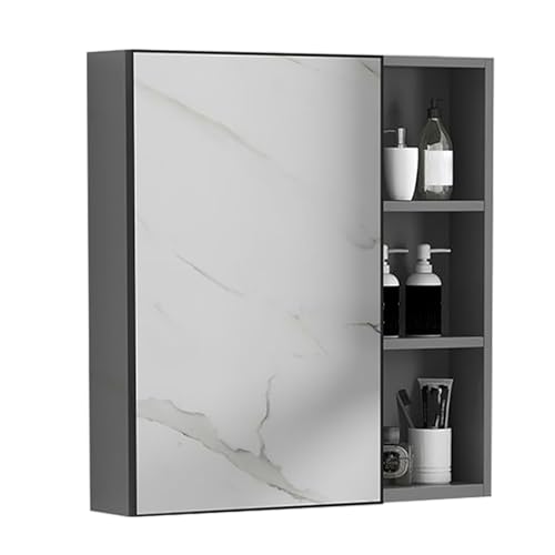 Badezimmer-Medizinschrankspiegel – Aluminium-Wandschrank, platzsparendes Design, ideal für Schlafzimmer, Wohnzimmer oder WC, 40 x 11 x 65 cm Badezimmer-Medizinschrankspiegel – Aluminium-Wandschrank, platzsparendes Design, ideal für Schlafzimmer, Wohnzimmer oder WC, 40 x 11 x 65 cm von Generisch