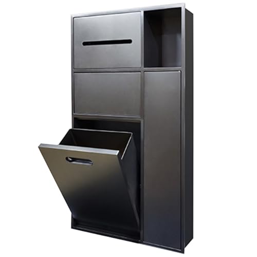 Badezimmer-Organizer, versteckter Mülleimer und Toilettenpapierhalter, platzsparende Aufbewahrungslösung für Badezimmer, Küche, Büro von Generisch