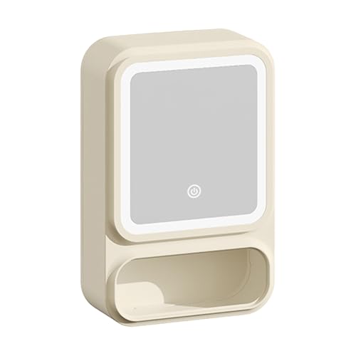 Badezimmer Spiegelschrank – Wandmontierter Led Spiegelschrank Mit Dimmbarer Beleuchtung – Magnetische Ablage Und Stauraum – Modernes Design Für Badezimmer, Gäste Wc, Schminkbereich Und Aufbewahrung Badezimmer Spiegelschrank – Wandmontierter Led Spiegelschrank Mit Dimmbarer Beleuchtung – Magnetische Ablage Und Stauraum – Modernes Design Für Badezimmer, Gäste Wc, Schminkbereich Und Aufbewahrung von Generisch