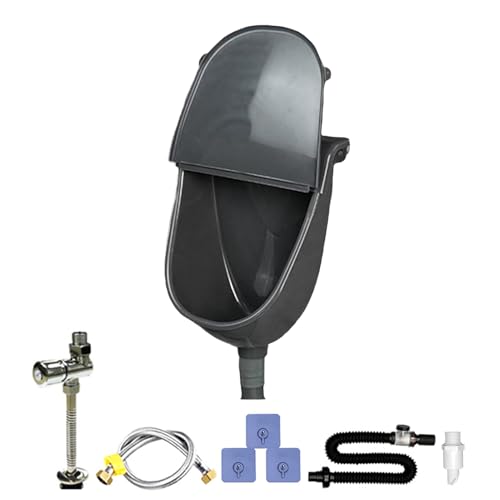 Badezimmer Urinal-an der Wand montiertes Auswaschen mit Deckel und Flushing-Diverter für Wohnheim, Wohnmobil, Hinterhof, Garage, Fahrzeuggebrauch, kompaktes platzsparendes Design, qualitativ Badezimmer Urinal-an der Wand montiertes Auswaschen mit Deckel und Flushing-Diverter für Wohnheim, Wohnmobil, Hinterhof, Garage, Fahrzeuggebrauch, kompaktes platzsparendes Design, qualitativ von Generisch