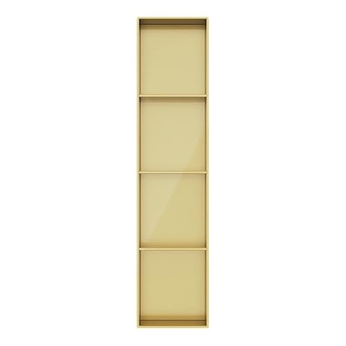 Badezimmer-Wand-/Duschregal, Edelstahl, wasserdicht, für Zuhause, Hotel, Küche, Gold, 120 x 28 x 12,5 cm Badezimmer-Wand-/Duschregal, Edelstahl, wasserdicht, für Zuhause, Hotel, Küche, Gold, 120 x 28 x 12,5 cm von Generisch
