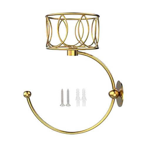 Badezimmer-Wand-Handtuchhalter, Mit Durchbrochenem Kerzenhalter, Retro-Design, Stabil, Für Handtücher & Deko, Für Badezimmer, Gäste-WC, Wellness-Raum Badezimmer-Wand-Handtuchhalter, Mit Durchbrochenem Kerzenhalter, Retro-Design, Stabil, Für Handtücher & Deko, Für Badezimmer, Gäste-WC, Wellness-Raum von Generisch