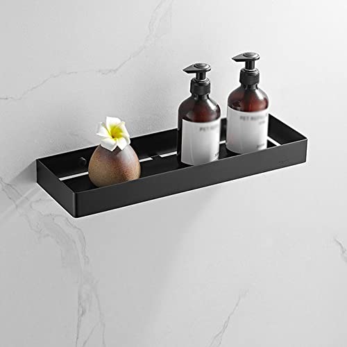 Badezimmerregale aus Edelstahl – stanzfreier Duschablage, langlebiges Küchenregal für Gewürzflaschen und Kosmetika, 30 cm, schwarzer Nizer für Badezimmer und Schminktisch Badezimmerregale aus Edelstahl – stanzfreier Duschablage, langlebiges Küchenregal für Gewürzflaschen und Kosmetika, 30 cm, schwarzer Nizer für Badezimmer und Schminktisch von Generisch