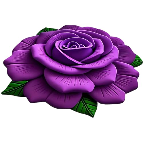 Badezimmerteppich, Badematte für Zimmer, Schlafzimmer, Wohnzimmer, Waschtisch, Boden, Badewanne, Dusch-WC, florale Duschteppiche für Badezimmer, weicher, saugfähiger Teppich für Zuhause, weicher von Generisch
