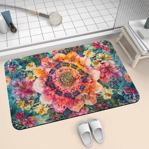 Badezimmerteppich 100x160cm Badematte Rutschfeste Tradition Super Absorbierende Badteppich Waschbar Badvorleger Dünn Schnelltrocknende Duschvorleger Eingangsteppich Badezimmer Badewanne Dusche 2-228 Badezimmerteppich 100x160cm Badematte Rutschfeste Tradition Super Absorbierende Badteppich Waschbar Badvorleger Dünn Schnelltrocknende Duschvorleger Eingangsteppich Badezimmer Badewanne Dusche 2-228 von Generisch