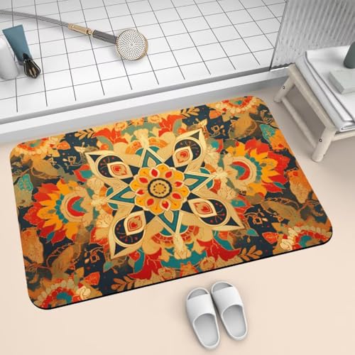 Badezimmerteppich 160x230cm Badematte Rutschfeste Colorful Super Absorbierende Badteppich Waschbar Badvorleger Dünn Schnelltrocknende Duschvorleger Eingangsteppich Badezimmer Badewanne Dusche 2-732 Badezimmerteppich 160x230cm Badematte Rutschfeste Colorful Super Absorbierende Badteppich Waschbar Badvorleger Dünn Schnelltrocknende Duschvorleger Eingangsteppich Badezimmer Badewanne Dusche 2-732 von Generisch