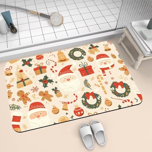 Badezimmerteppich 160x230cm Badematte Rutschfeste Winter Super Absorbierende Badteppich Waschbar Badvorleger Dünn Schnelltrocknende Duschvorleger für Eingangsteppich Badezimmer Badewanne Dusche 2-267 Badezimmerteppich 160x230cm Badematte Rutschfeste Winter Super Absorbierende Badteppich Waschbar Badvorleger Dünn Schnelltrocknende Duschvorleger für Eingangsteppich Badezimmer Badewanne Dusche 2-267 von Generisch