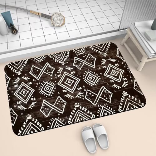Badezimmerteppich Badteppich 50x80cm Badematte Badvorleger Rutschfester Waschbar Badezimmer Teppiche, Badematten Super Absorbierender Bathroom Bath Mat, Dünn Teppich klein Schnelltrocknend Dark 2-575 Badezimmerteppich Badteppich 50x80cm Badematte Badvorleger Rutschfester Waschbar Badezimmer Teppiche, Badematten Super Absorbierender Bathroom Bath Mat, Dünn Teppich klein Schnelltrocknend Dark 2-575 von Generisch
