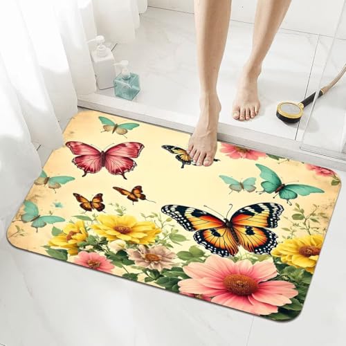 Badezimmerteppich Groß Schnelltrocknend Badteppich 120x170cm Rutschfester Badematte Natural Absorbierender Duschvorleger Waschbar Badvorleger Dünn Bath Bathroom Mat Fußmatten Toilette Badewanne 5-722 Badezimmerteppich Groß Schnelltrocknend Badteppich 120x170cm Rutschfester Badematte Natural Absorbierender Duschvorleger Waschbar Badvorleger Dünn Bath Bathroom Mat Fußmatten Toilette Badewanne 5-722 von Generisch