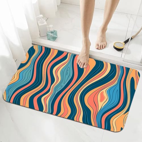 Badezimmerteppich Groß Schnelltrocknend Badteppich 160x230cm Rutschfester Badematte Orange Absorbierender Duschvorleger Waschbar Badvorleger Dünn Bath Bathroom Mat Fußmatten Toilette Badewanne 5-724 Badezimmerteppich Groß Schnelltrocknend Badteppich 160x230cm Rutschfester Badematte Orange Absorbierender Duschvorleger Waschbar Badvorleger Dünn Bath Bathroom Mat Fußmatten Toilette Badewanne 5-724 von Generisch