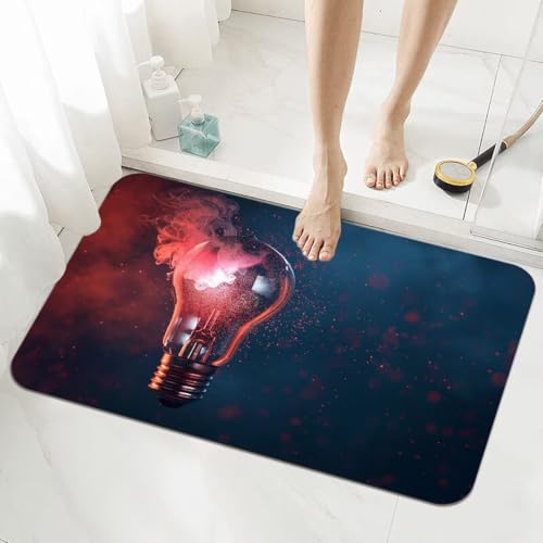 Badezimmerteppich Groß Schnelltrocknend Badteppich 80x150cm Rutschfester Badematte Patterned Absorbierender Duschvorleger Waschbar Badvorleger Dünn Bath Bathroom Mat Fußmatten Toilette Badewanne 5-782 Badezimmerteppich Groß Schnelltrocknend Badteppich 80x150cm Rutschfester Badematte Patterned Absorbierender Duschvorleger Waschbar Badvorleger Dünn Bath Bathroom Mat Fußmatten Toilette Badewanne 5-782 von Generisch