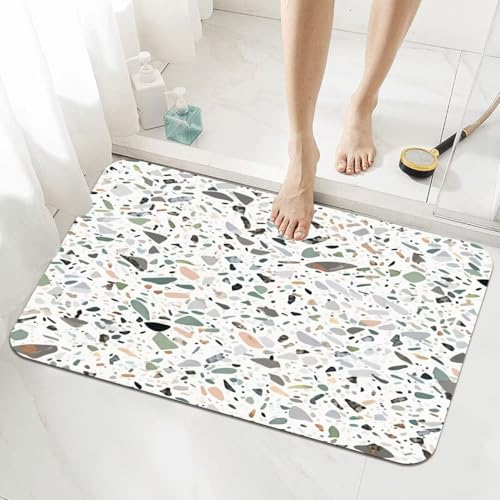 Badezimmerteppich Groß Schnelltrocknend Badteppich 80x150cm Rutschfester Badematte Stone Absorbierender Duschvorleger Waschbar Badvorleger Dünn Bath Bathroom Mat Fußmatten Toilette Badewanne 5-1040 Badezimmerteppich Groß Schnelltrocknend Badteppich 80x150cm Rutschfester Badematte Stone Absorbierender Duschvorleger Waschbar Badvorleger Dünn Bath Bathroom Mat Fußmatten Toilette Badewanne 5-1040 von Generisch