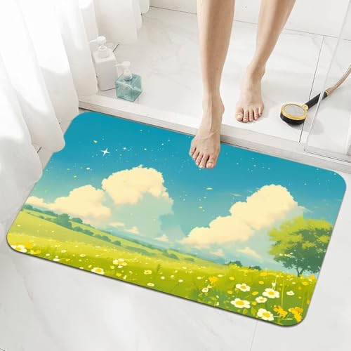 Badezimmerteppich Groß Schnelltrocknend Badteppich 80x150cm Stein Rutschfester Badematte Sky Absorbierender Duschvorleger Waschbar Badvorleger Dünn Bath Bathroom Mat Fußmatten Toilette Badewanne 5-982 Badezimmerteppich Groß Schnelltrocknend Badteppich 80x150cm Stein Rutschfester Badematte Sky Absorbierender Duschvorleger Waschbar Badvorleger Dünn Bath Bathroom Mat Fußmatten Toilette Badewanne 5-982 von Generisch