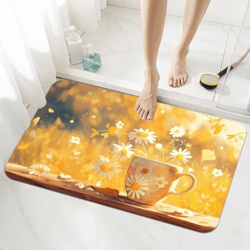 Badezimmerteppich Kleine Schnelltrocknend Badteppich 50x80cm Rutschfester Badematte Summer Absorbierender Duschvorleger Waschbar Badvorleger Dünn Bath Bathroom Mat Fußmatten Toilette Badewanne 5-1060 Badezimmerteppich Kleine Schnelltrocknend Badteppich 50x80cm Rutschfester Badematte Summer Absorbierender Duschvorleger Waschbar Badvorleger Dünn Bath Bathroom Mat Fußmatten Toilette Badewanne 5-1060 von Generisch