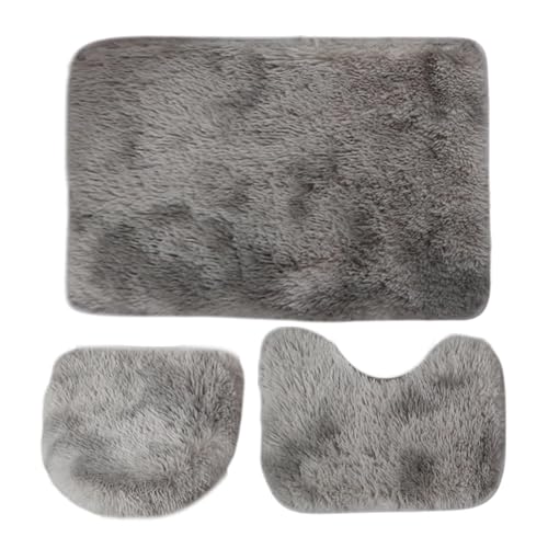 Badezimmerteppich-Set, Batik-Badteppich, Duschmatten-Set, älterer Badteppich, Kinder-Badematte, U-förmiger WC-Vorleger, Kontur-WC-Teppich, maschinenwaschbarer Badteppich, Duschraumteppich von Generisch