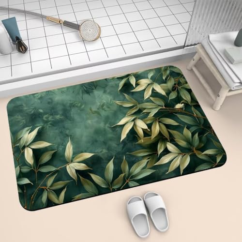 Badezimmerteppich groß Badteppich 100x160cm Badematte Badvorleger Rutschfester Waschbar Badezimmer Teppiche, Badematten Super Absorbierender Bathroom Bath Mat, Dünn Teppich Schnelltrocknend Dark 2-569 Badezimmerteppich groß Badteppich 100x160cm Badematte Badvorleger Rutschfester Waschbar Badezimmer Teppiche, Badematten Super Absorbierender Bathroom Bath Mat, Dünn Teppich Schnelltrocknend Dark 2-569 von Generisch