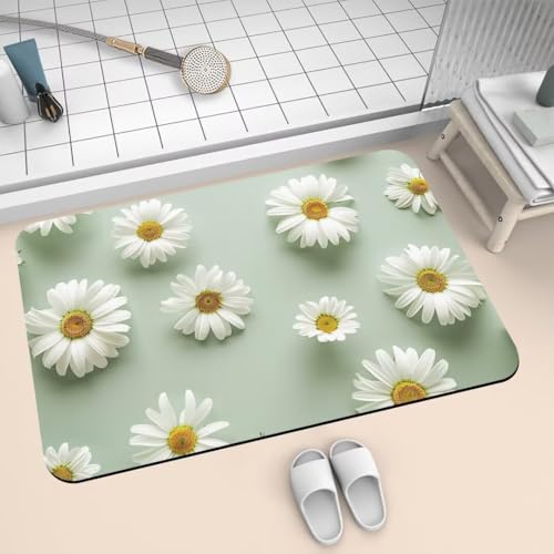 Badezimmerteppich groß Badteppich 120x170cm Badematte Badvorleger Rutschfester Waschbar Badezimmer Teppiche, Badematten Super Absorbierender Bath Mat, Dünn Teppich Schnelltrocknend Plants 2-152 Badezimmerteppich groß Badteppich 120x170cm Badematte Badvorleger Rutschfester Waschbar Badezimmer Teppiche, Badematten Super Absorbierender Bath Mat, Dünn Teppich Schnelltrocknend Plants 2-152 von Generisch