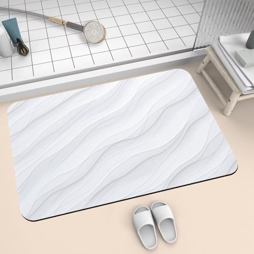Badezimmerteppich groß Badteppich 140x200cm Badematte Badvorleger Rutschfester Waschbar Badezimmer Teppiche, Badematten Super Absorbierender Bath Mat, Dünn Teppich Schnelltrocknend Picture 2-221 Badezimmerteppich groß Badteppich 140x200cm Badematte Badvorleger Rutschfester Waschbar Badezimmer Teppiche, Badematten Super Absorbierender Bath Mat, Dünn Teppich Schnelltrocknend Picture 2-221 von Generisch