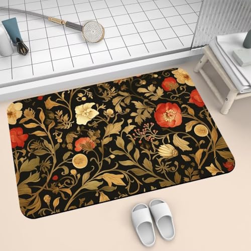 Badezimmerteppich groß Badteppich 160x230cm Badematte Badvorleger Rutschfester Waschbar Badezimmer Teppiche, Badematten Super Absorbierender Bath Mat, Dünn Teppich Schnelltrocknend Beauty 2-746 Badezimmerteppich groß Badteppich 160x230cm Badematte Badvorleger Rutschfester Waschbar Badezimmer Teppiche, Badematten Super Absorbierender Bath Mat, Dünn Teppich Schnelltrocknend Beauty 2-746 von Generisch