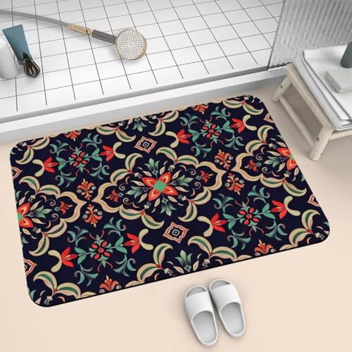 Badezimmerteppich groß Badteppich 160x230cm Badematte Badvorleger Rutschfester Waschbar Badezimmer Teppiche, Badematten Super Absorbierender Bathroom Bath Mat, Dünn Teppich Schnelltrocknend Red 2-305 Badezimmerteppich groß Badteppich 160x230cm Badematte Badvorleger Rutschfester Waschbar Badezimmer Teppiche, Badematten Super Absorbierender Bathroom Bath Mat, Dünn Teppich Schnelltrocknend Red 2-305 von Generisch