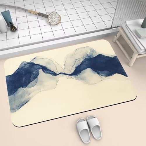 Badezimmerteppich groß Badteppich 70x120cm Badematte Badvorleger Rutschfester Waschbar Badezimmer Teppiche, Badematten Super Absorbierender Bathroom Bath Mat, Dünn Teppich Schnelltrocknend Decor 2-803 Badezimmerteppich groß Badteppich 70x120cm Badematte Badvorleger Rutschfester Waschbar Badezimmer Teppiche, Badematten Super Absorbierender Bathroom Bath Mat, Dünn Teppich Schnelltrocknend Decor 2-803 von Generisch