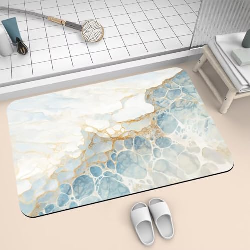 Badezimmerteppich groß Badteppich 90x150cm Badematte Badvorleger Rutschfester Waschbar Badezimmer Teppiche, Badematten Super Absorbierender Bathroom Bath Mat, Dünn Teppich Schnelltrocknend Chic 2-791 Badezimmerteppich groß Badteppich 90x150cm Badematte Badvorleger Rutschfester Waschbar Badezimmer Teppiche, Badematten Super Absorbierender Bathroom Bath Mat, Dünn Teppich Schnelltrocknend Chic 2-791 von Generisch