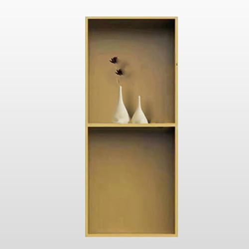 Badezimmerwand aus Edelstahl – versenkter Toilettenpapierhalter & Duschablageregal – einfache Installation für die Renovierung des Badezimmers – Wandmontierter Nizer von Generisch