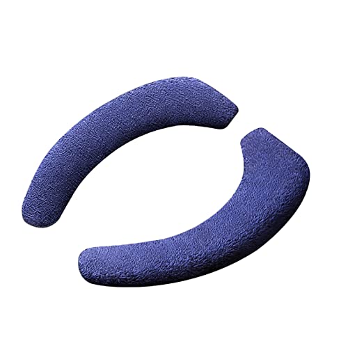 Badgarnituren Badezimmer weich Dicker Toilettensitzbezug waschbar bequem wärmer Toilettendeckel Sitzbezug Toilettendeckelbezug Blau (Blue, One Size) von Generisch