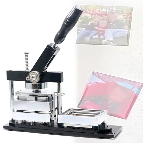 Badge Maker Kit – Professionelle Vollmetall-Badge-Maschine mit Komponentensets für Bild- und Team-Abzeichen Badge Maker Kit – Professionelle Vollmetall-Badge-Maschine mit Komponentensets für Bild- und Team-Abzeichen von Generisch