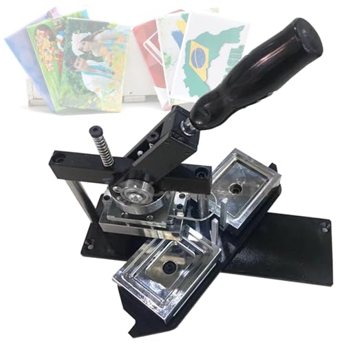 Badge Maker Machine, DIY Button Press Kit mit Knopfteilen für benutzerdefinierte Abzeichen und Mini Rechteck Kühlschrankmagnete Badge Maker Machine, DIY Button Press Kit mit Knopfteilen für benutzerdefinierte Abzeichen und Mini Rechteck Kühlschrankmagnete von Generisch