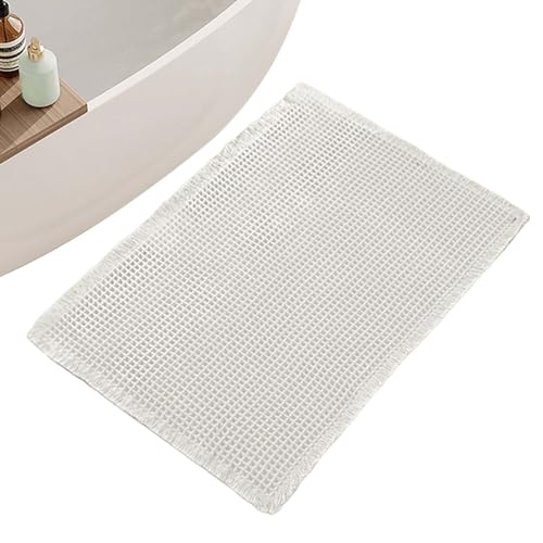 Badteppich, rutschfest, saugfähig, weiche Waffel-Badematte, super saugfähig, schnell trocknender Teppich für Boden, Badewanne, Eingangsbereich, Küche, Bauernhaus, Badezimmer-Zubehör Badteppich, rutschfest, saugfähig, weiche Waffel-Badematte, super saugfähig, schnell trocknender Teppich für Boden, Badewanne, Eingangsbereich, Küche, Bauernhaus, Badezimmer-Zubehör von Generisch