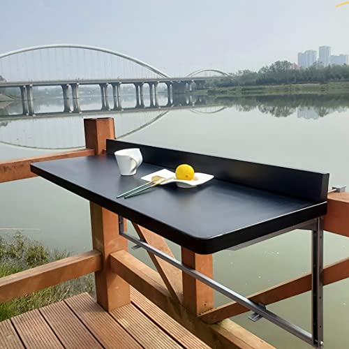 Balkon-Bartisch für Geländer, verstellbar, klappbar, zum Aufhängen, perfekte Wohnung, Balkonmöbel, 120 x 40 cm, platzsparendes Design Balkon-Bartisch für Geländer, verstellbar, klappbar, zum Aufhängen, perfekte Wohnung, Balkonmöbel, 120 x 40 cm, platzsparendes Design von Generisch