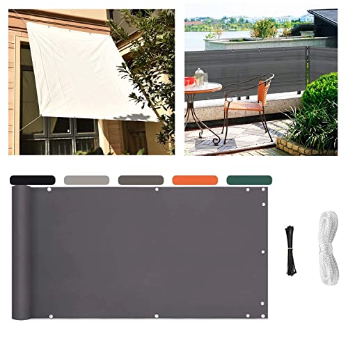 Balkon Seitenmarkise 80 x 750 cm Rechteckig Sonnenschutz Zelt für Balkon Terrasse & UV Schutz Wasserdicht Einfache Montage Balkon Seitenmarkise 80 x 750 cm Rechteckig Sonnenschutz Zelt für Balkon Terrasse & UV Schutz Wasserdicht Einfache Montage von Generisch