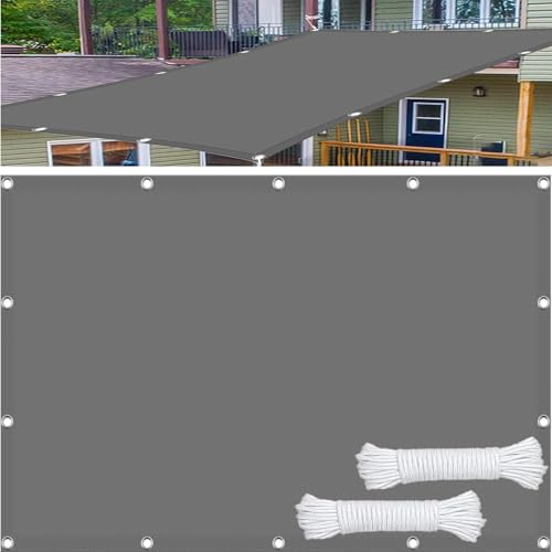 Balkonsichtschutz Balkonverkleidung UV-Blockierend, Wasserdicht, Windschutz, Undurchsichtig, Sonnenschutz mit Ösen für Garten und Terrasse von Generisch