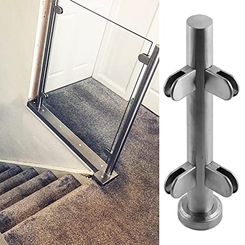 Balustradenpfosten aus Glas mit Zapfenklemmen, Dachbodentreppe, Geländer, rundes Deck und Terrassenzaun, System für den Innen- und Außenbereich, stilvolle Balustraden-Lösung Balustradenpfosten aus Glas mit Zapfenklemmen, Dachbodentreppe, Geländer, rundes Deck und Terrassenzaun, System für den Innen- und Außenbereich, stilvolle Balustraden-Lösung von Generisch