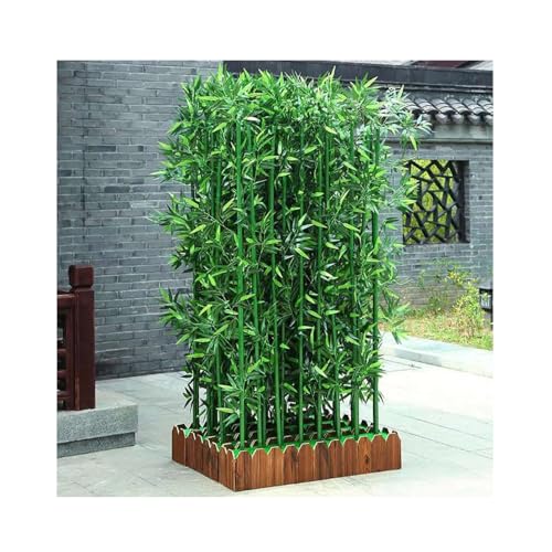 Bambus-Sichtschutzzaun, grüne Wandkulisse, wasserdichte Kunstpflanzen für Garten, Hof, Innen- und Außendekoration Bambus-Sichtschutzzaun, grüne Wandkulisse, wasserdichte Kunstpflanzen für Garten, Hof, Innen- und Außendekoration von Generisch