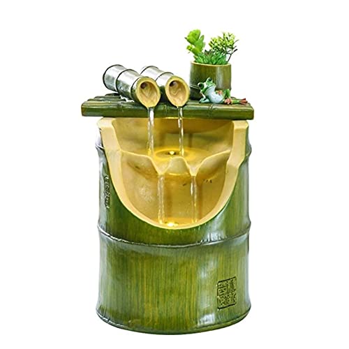 Bambus-Wasserbrunnen für den Innenbereich, Schreibtisch-Ornament für Zuhause, Büro, Bonsai-Akzent Bambus-Wasserbrunnen für den Innenbereich, Schreibtisch-Ornament für Zuhause, Büro, Bonsai-Akzent von Generisch