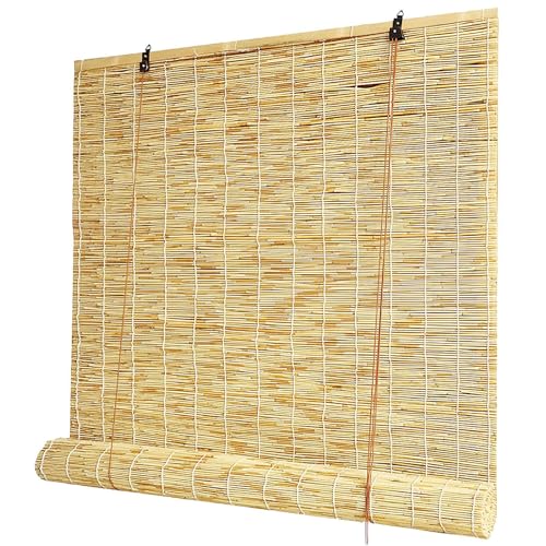 Bambusrollos - Rollos für Fenster Outdoor Schatten Sonnenschutz Atmungsaktiv für Innen/Außen 40B x 130H cm Bambusrollos - Rollos für Fenster Outdoor Schatten Sonnenschutz Atmungsaktiv für Innen/Außen 40B x 130H cm von Generisch