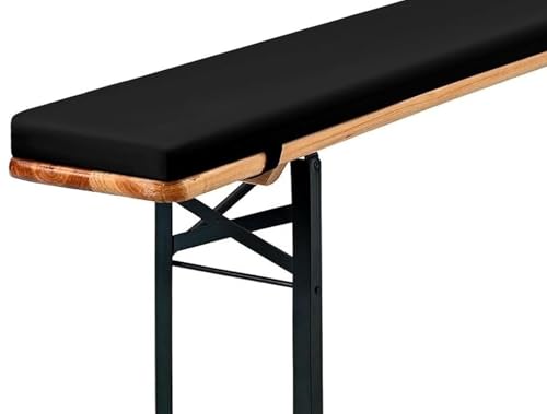 Bankbezug, 110 x 40 x 5 cm, Kissen für Außen- und Innenstühle, hochdichter Schaumstoff, rutschfest, waschbar, für Terrasse, Esszimmer, Sofa und Bank von Generisch