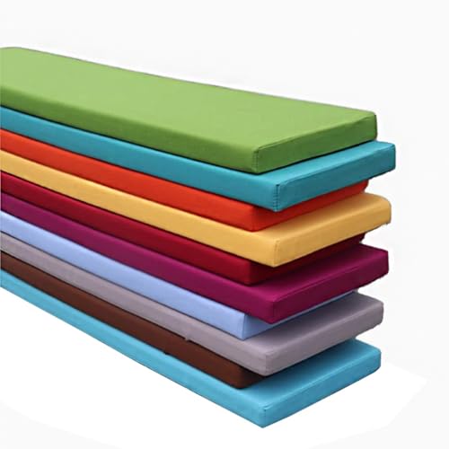 Bankkissen, wasserdicht, 3 cm dick, PU-Leder, rutschfest und abnehmbar, ideal für Innen- und Außenbereich, Möbel, Garten, 20 x 55 cm Bankkissen, wasserdicht, 3 cm dick, PU-Leder, rutschfest und abnehmbar, ideal für Innen- und Außenbereich, Möbel, Garten, 20 x 55 cm von Generisch