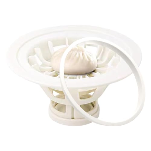 Baozi Maker – 7inh Dampfbrötchenform | Bao Buns Maker, chinesische Baozi Maker-Maschine, lebensmittelechte Knödelform mit Hautschneider, faltbarer Knödel-Crimper-Maker für Brötchenknödel von Generisch