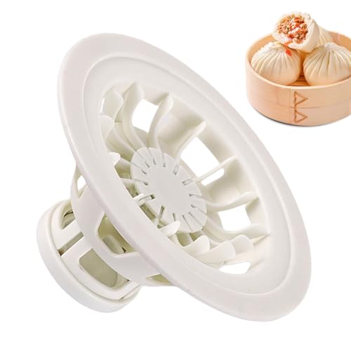 Baozi Maker Maschine Einfach Zu Verwenden Dumpling Maker Form Wiederverwendbare Dampf Brötchen Form Für Anfänger In Der Heimküche,18x18x9cm White von Generisch