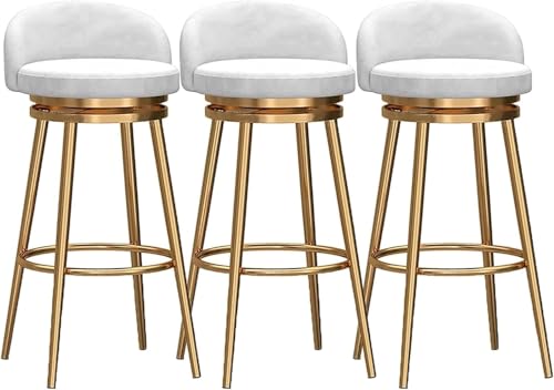 Bar-Höhe, Drehhocker mit Fußstütze hinten, modernes Design für Kücheninsel oder Esszimmertisch von Generisch