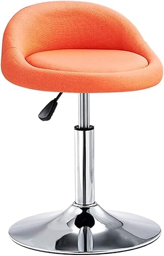 Barhocker, moderne Barhocker, Küchenhocker aus Metall mit gepolstertem Sitz, runder Esszimmerstuhl für Zuhause und Restaurant von Generisch