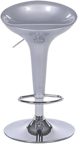 Barhocker, verstellbar, 360° drehbar, Thekenhocker, höhenverstellbar 60-80 cm, ideal für Esszimmer, Bars und Bistros von Generisch