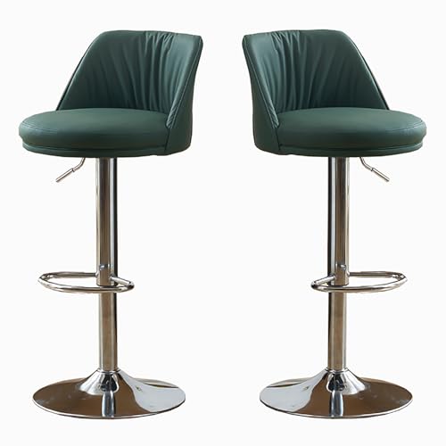 Barhocker 2er Set, Thekenhöhe Kunstleder Drehstühle Verstellbare Inselhocker für Esszimmer und Bar Barhocker 2er Set, Thekenhöhe Kunstleder Drehstühle Verstellbare Inselhocker für Esszimmer und Bar von Generisch