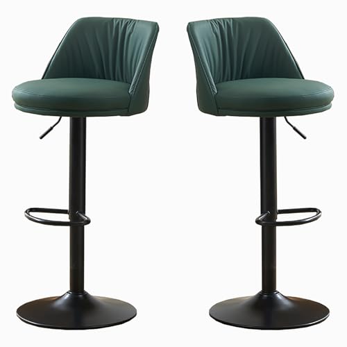 Barhocker 2er Set, Thekenhöhe Kunstleder Drehstühle Verstellbare Inselhocker für Esszimmer und Bar Barhocker 2er Set, Thekenhöhe Kunstleder Drehstühle Verstellbare Inselhocker für Esszimmer und Bar von Generisch
