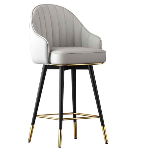 Barhocker 2er Set Modern Samt mit Rückenlehne Schwarz Metall Fußstütze Gepolstert Hohe Stühle für Esszimmer Kücheninsel Bistro Frühstückstheke Barhocker 2er Set Modern Samt mit Rückenlehne Schwarz Metall Fußstütze Gepolstert Hohe Stühle für Esszimmer Kücheninsel Bistro Frühstückstheke von Generisch